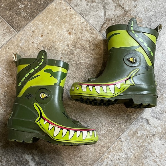 Splashers T-Rex Rubber Boots | Toddler Rain Boots | 5C - Picture 1 of 5